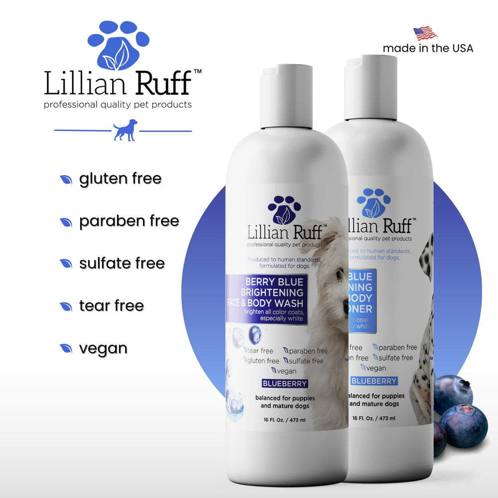 Set profesional de Lillian Ruff para grooming y cuidado de perros