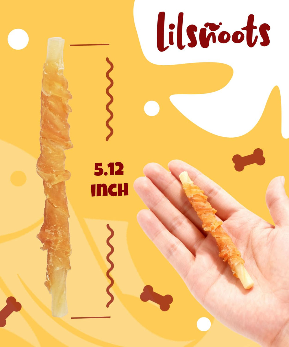 LILSNOOTS snack de pollo y bacalao con omega-3 para perros.