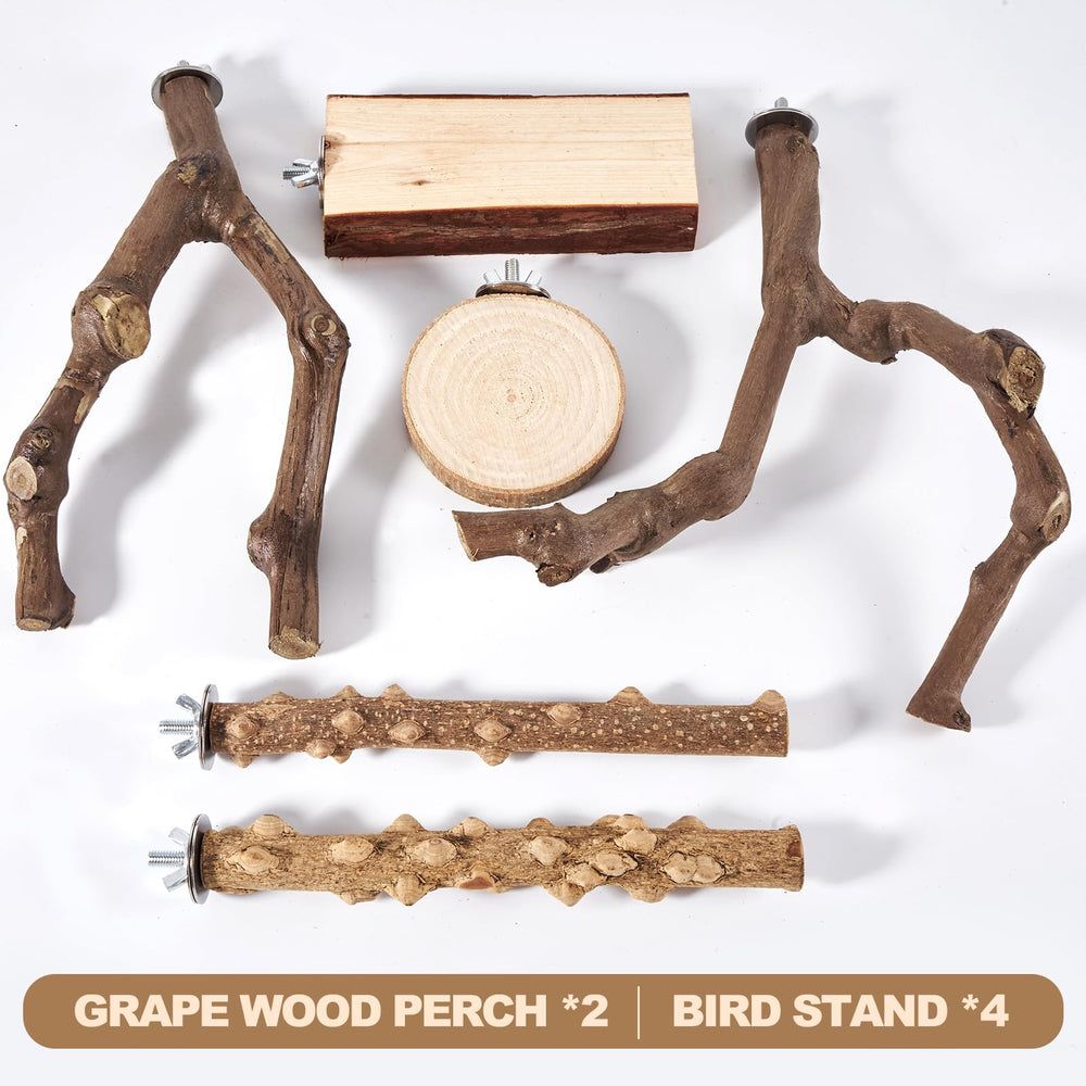 LIMIO accesorios para aves, conjunto versátil para entretenimiento diario.