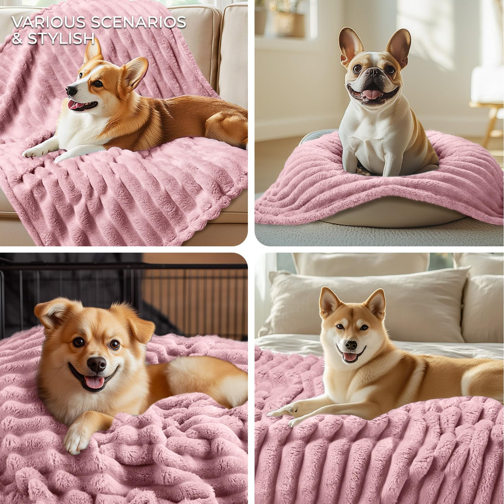 LINENLUX manta-tallas-pequena-mediana-grande diseñada para perros de diferentes tamaños.