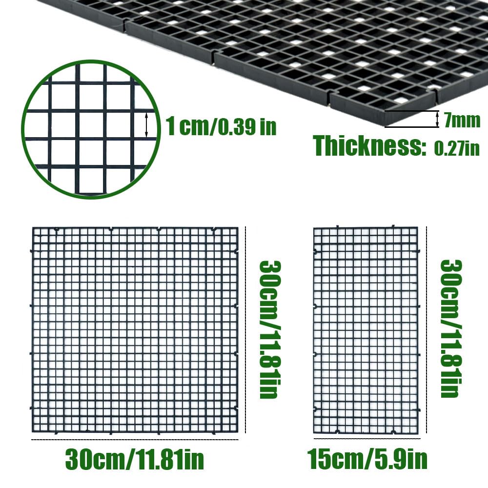 LINLAN divisor acuario ajustable 15x30 cm para adaptar el tamaño del tanque