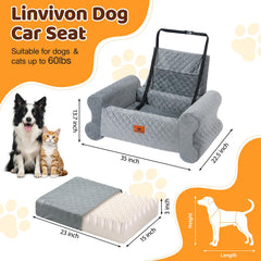 Linvivon espuma memoria, base suave que reduce vibraciones para viajes tranquilos.