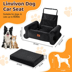 Linvivon: bolsillos traseros para almacenar golosinas, juguetes y accesorios del viaje.