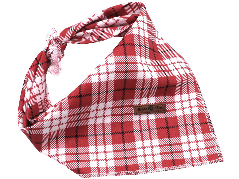 Bandana de algodón suave Lionet Paws, textura agradable para uso diario.
