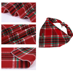 Detalle trasero de la bandana Lionet Paws, estilo navideño y cómodo