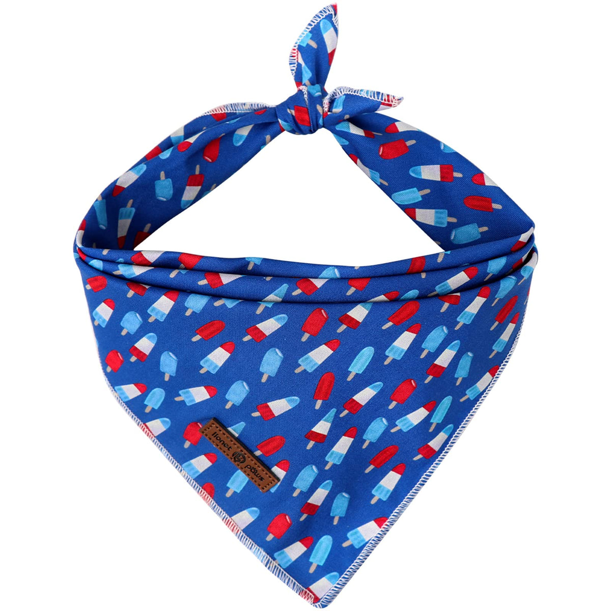 Bandana patriótica de Lionet Paws para perro, ideal para celebraciones.
