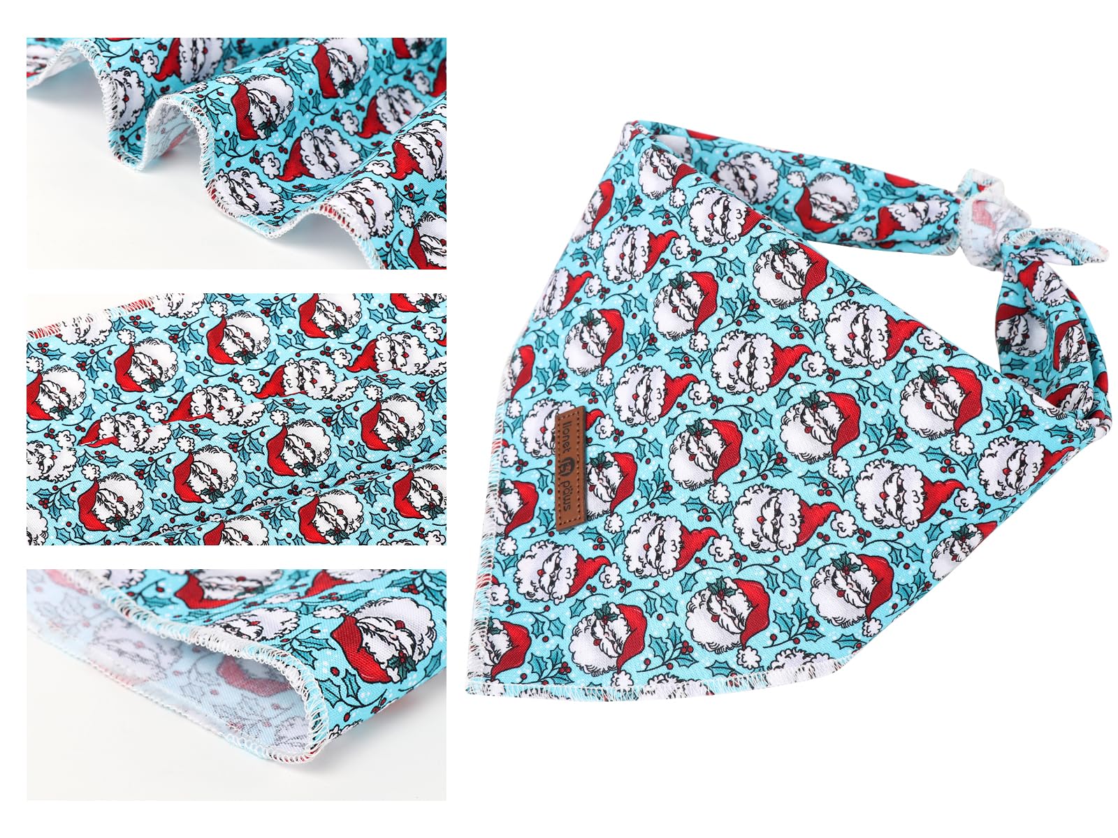 Bandana triangular Lionet Paws, ajuste cómodo para cuello de perro