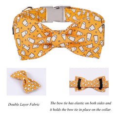Collar Lionet Paws de algodon ajustable, confort diario para paseos
