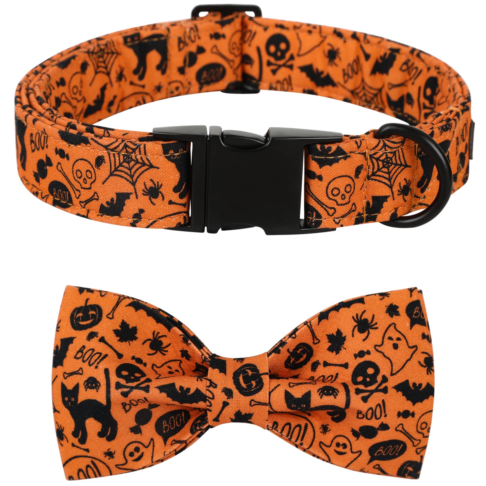 Lionet Paws collar con pajarita, diseño festivo para paseos y fotos