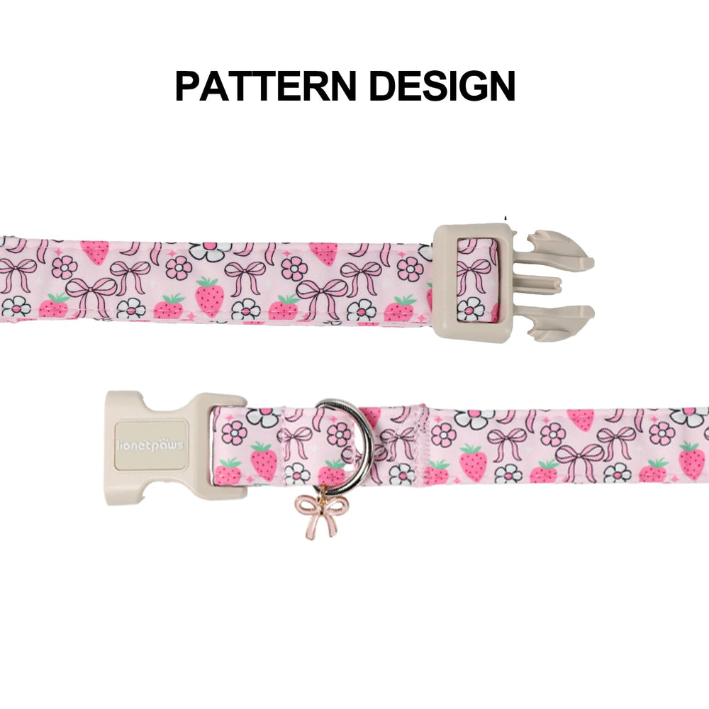Collar Lionet Paws con diseño primaveral aleatorio, único