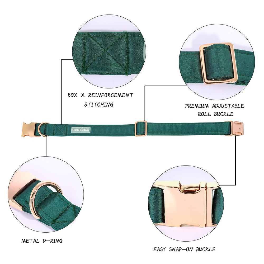 Lionet Paws collar-seda-suave: confort y acabado lujoso para el cuello del perro.