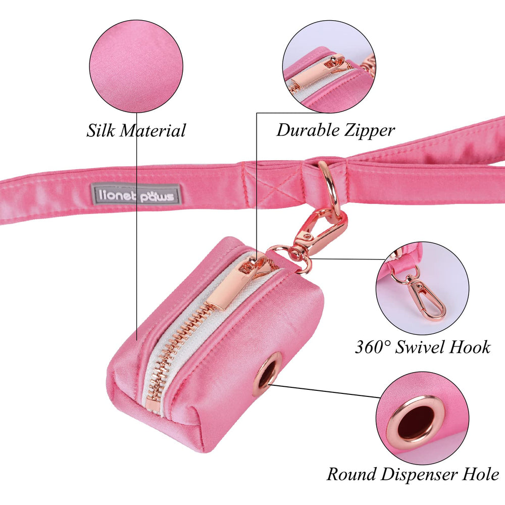 Collar a juego de Lionet Paws con dispensador, conjunto coordinado para tu mascota.