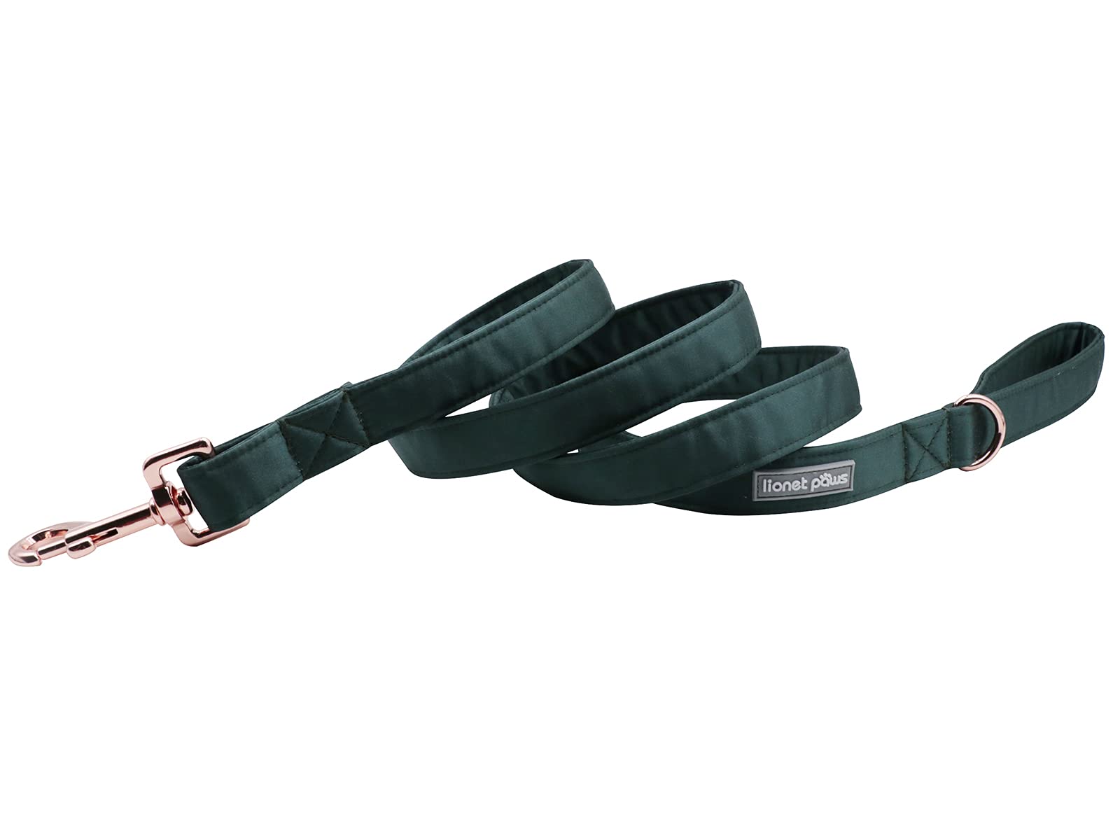 Lionet Paws correa seda verde M perfecta para salidas largas