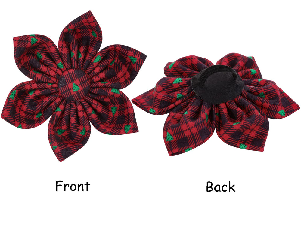 Flor acoplada al collar Lionet Paws, detalle único y artesanal