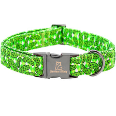 Lionheart collar verde para perro, suave y cómodo para uso diario.