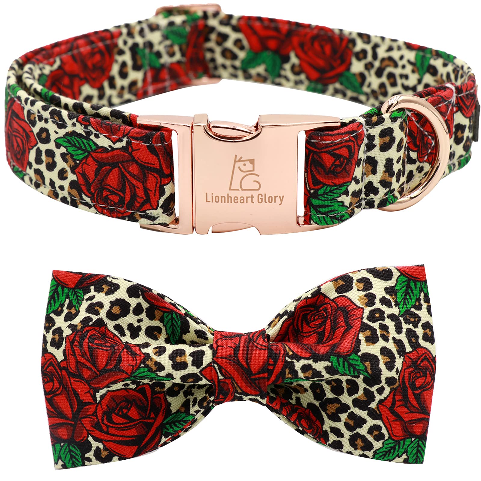 Lionheart glory collar con lazo detalle: accesorio suave y duradero para paseos diarios