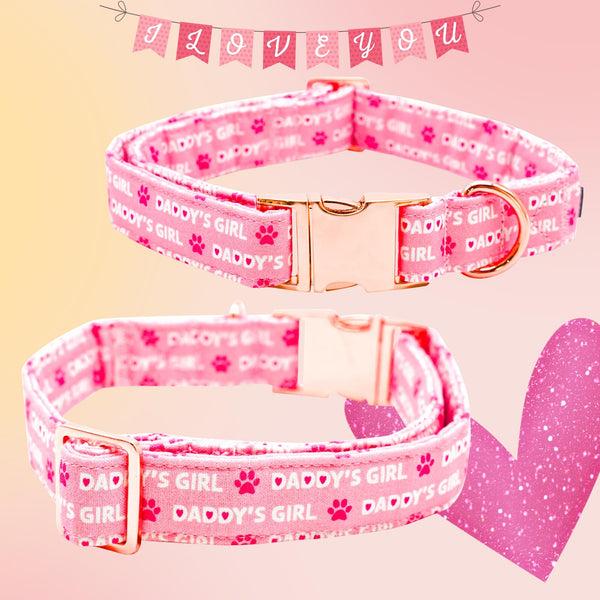 Collar Lionheart Glory diseño único con corazones; regalo ideal para mascotas.