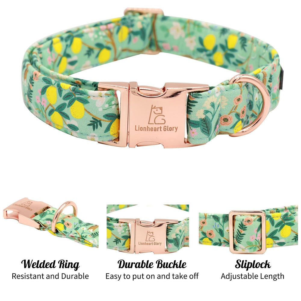 Lionheart glory collar floral con moño y elástico, se mantiene en su lugar.