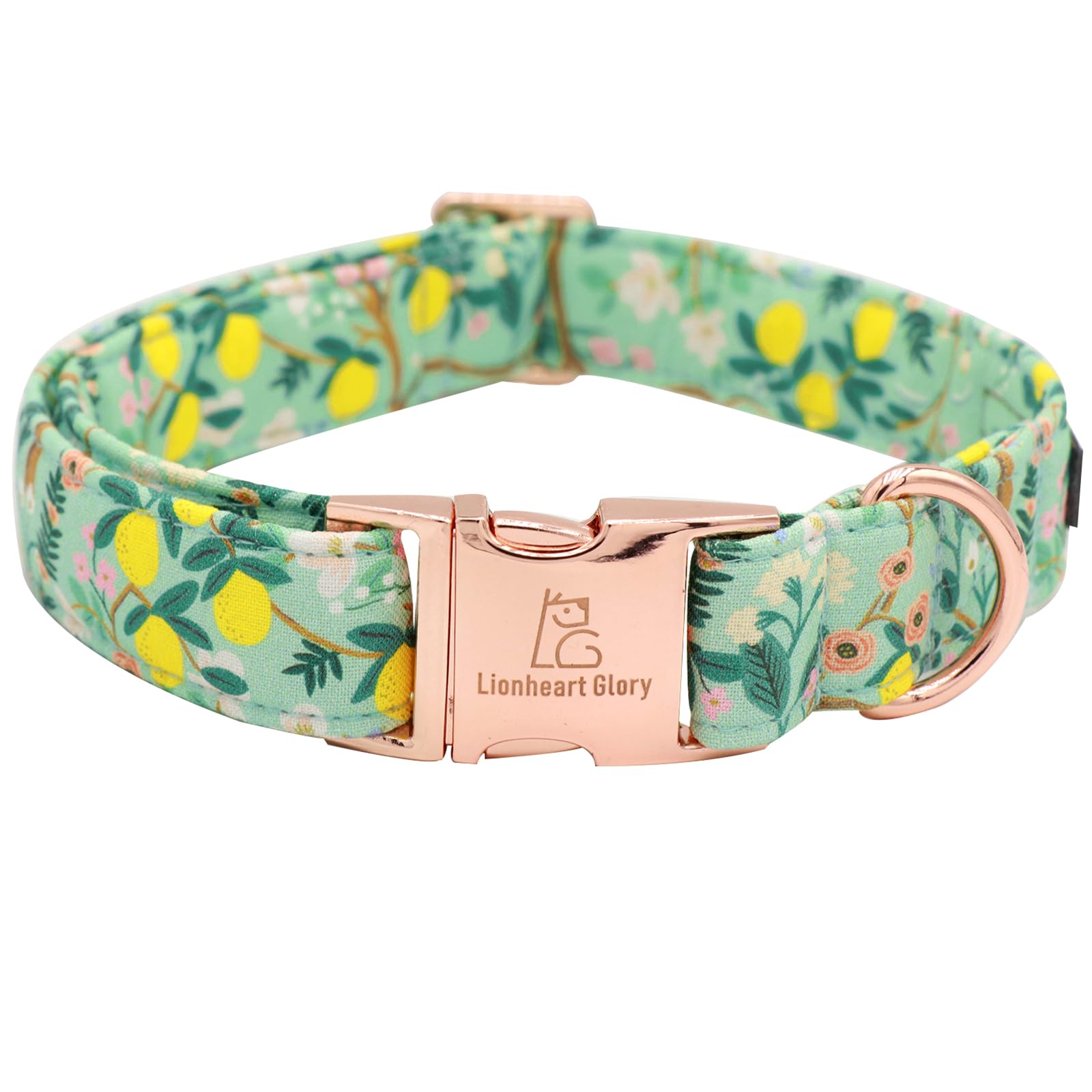 Lionheart glory collar floral con moño frontal, cómodo para paseos diarios.
