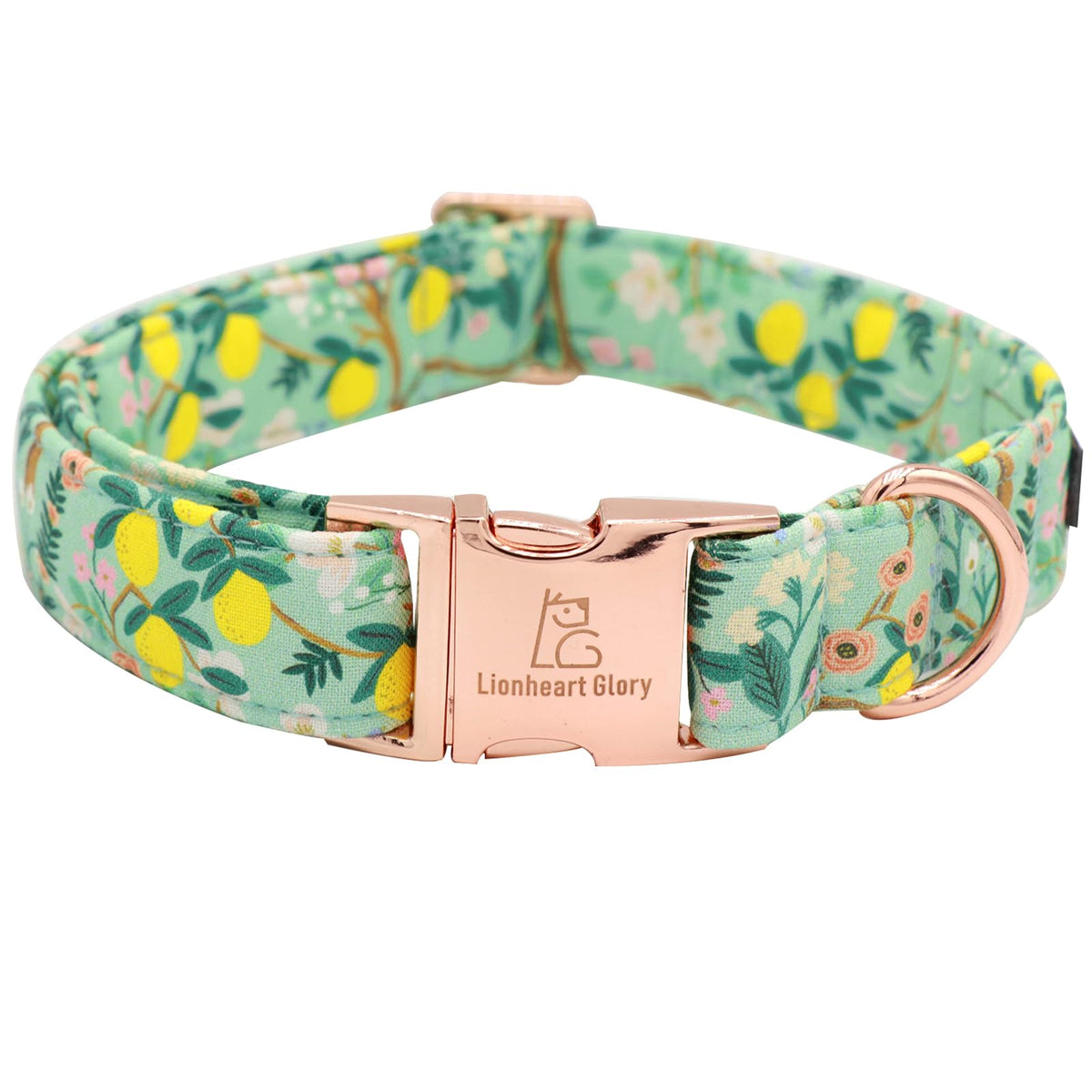 Lionheart glory collar floral con moño frontal, cómodo para paseos diarios.