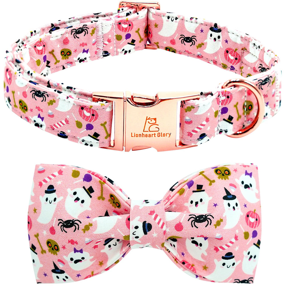 Lionheart Glory collar Halloween con lazo para sesiones de fotos y paseo diario.