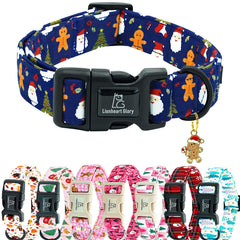 Collar navideño de Lionheart Glory para perros, suave y cómodo para paseos diarios.