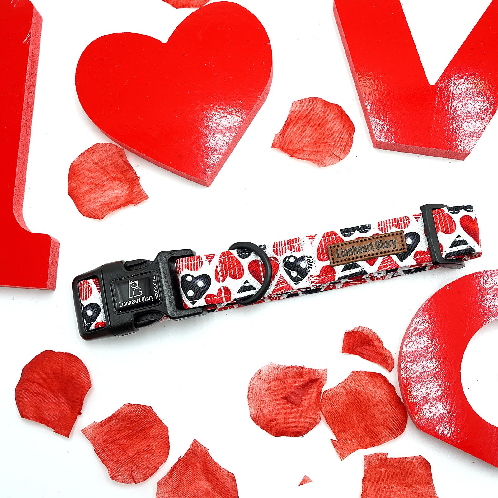 Collar Lionheart Glory ajustable, confort y ajuste seguro para todas las tallas.