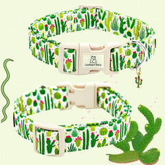 Lionheart glory collar perro diseño cactus, detalle único para eventos
