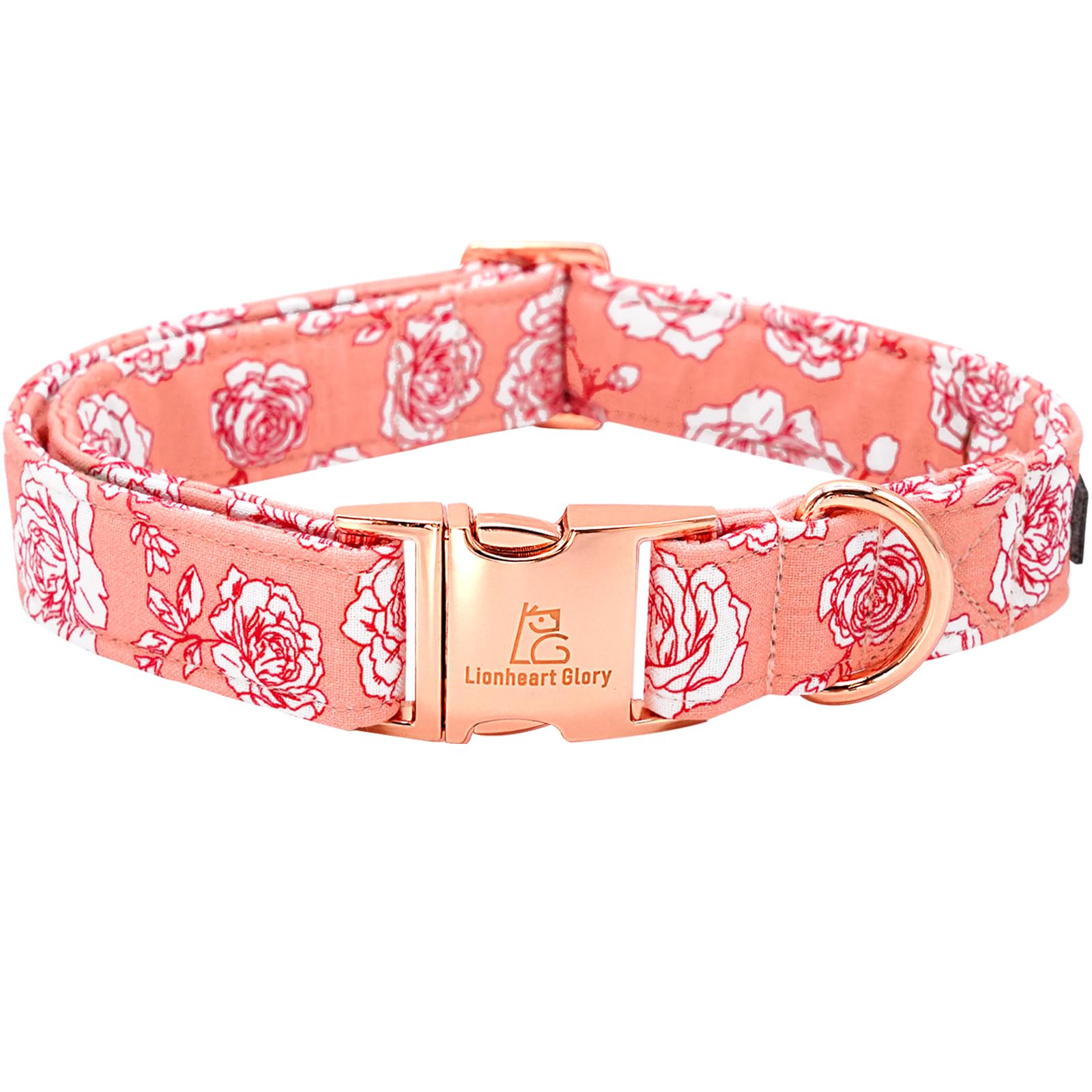 Collar Lionheart Glory con rosas rosadas para looks de San Valentín.
