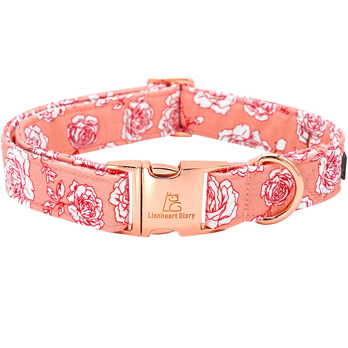 Collar Lionheart Glory con rosas rosadas para looks de San Valentín.