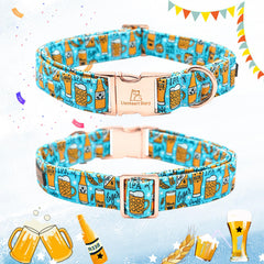 Collar Lionheart Glory azul verano con ajuste cómodo para perros de todos los tamaños.