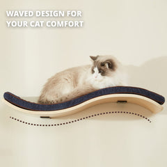 LIORCE cama gato mural onda diseño minimalista para paredes