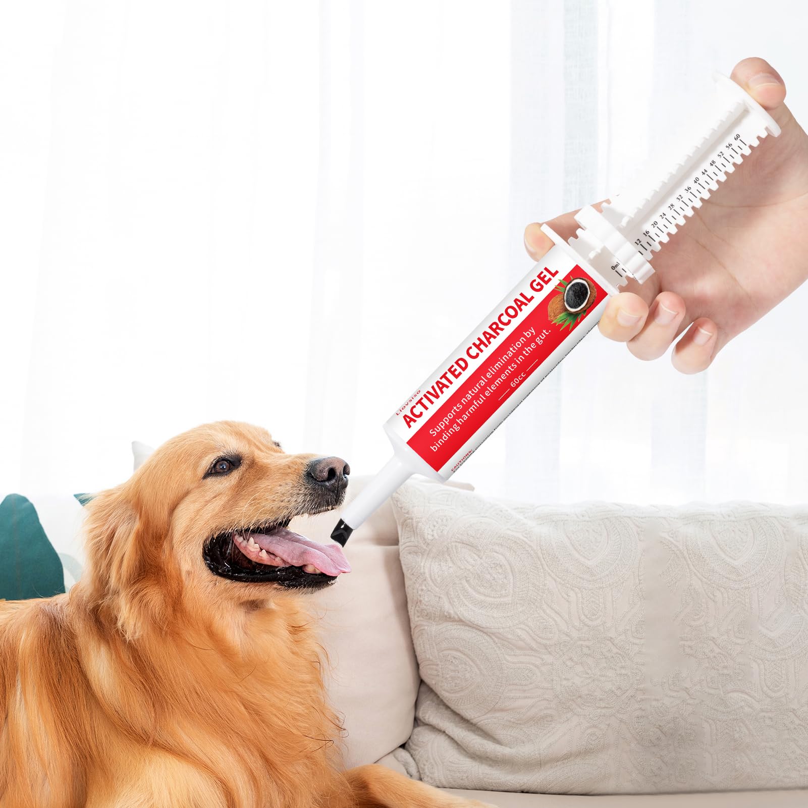 Liovsiso arcilla kaolin ayuda a la digestión suave de tu mascota.