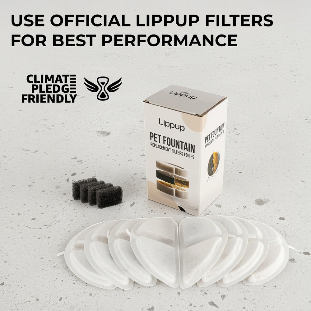 Filtro repuesto LIPPUP con carbón activo para eliminar olores.