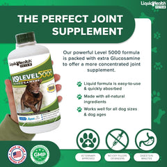 LIQUIDHEALTH Mascotas acido-hialuronico mejora absorcion para movilidad.