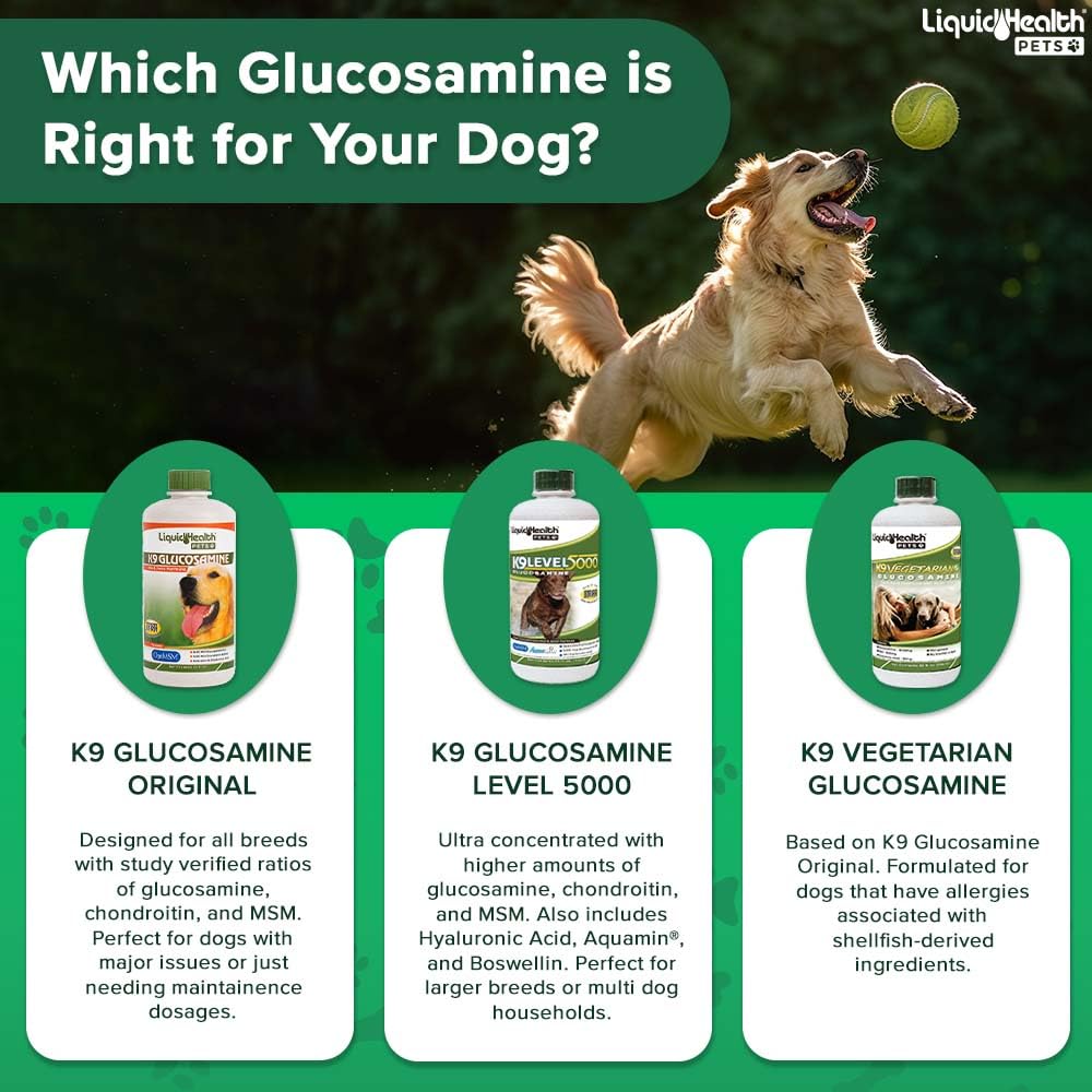 LIQUIDHEALTH Mascotas aprobado NASC para articulaciones.