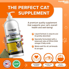 Liquid Health Gatos: sabor atractivo para facilitar el uso diario del suplemento Omega 3.