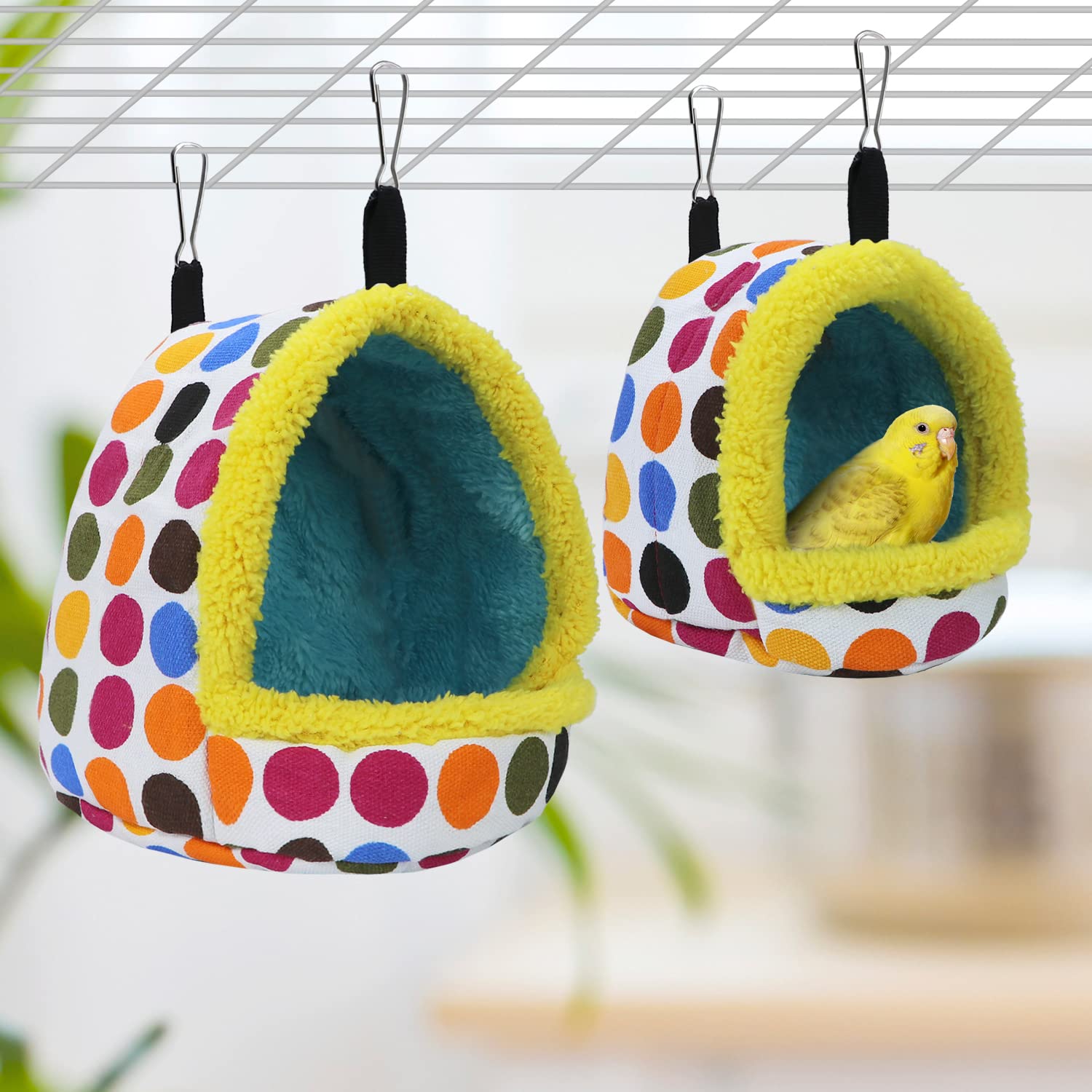 Litewoo juguete para aves, estimula juego suave.