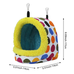 Litewoo nido peluche para aves, refugio suave para inviernos.