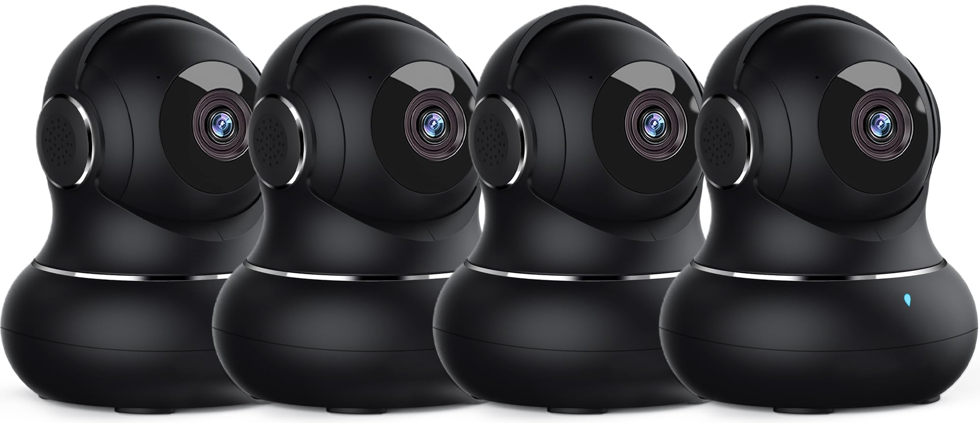 Litokam 2K camara interior 360 grados – cobertura total para seguridad del hogar.