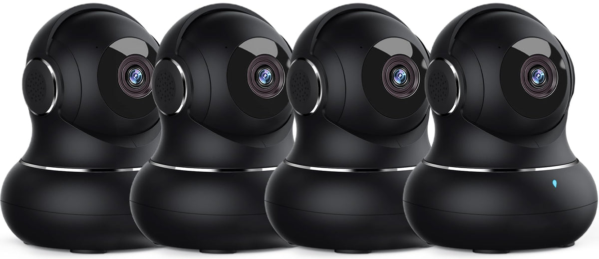 Litokam 2K camara interior 360 grados – cobertura total para seguridad del hogar.