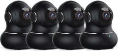 Litokam 2K camara interior 360 grados – cobertura total para seguridad del hogar.