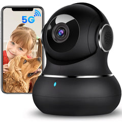 Litokam 5GHz 5MP visión nocturna para interiores, claridad en la oscuridad para tu hogar.