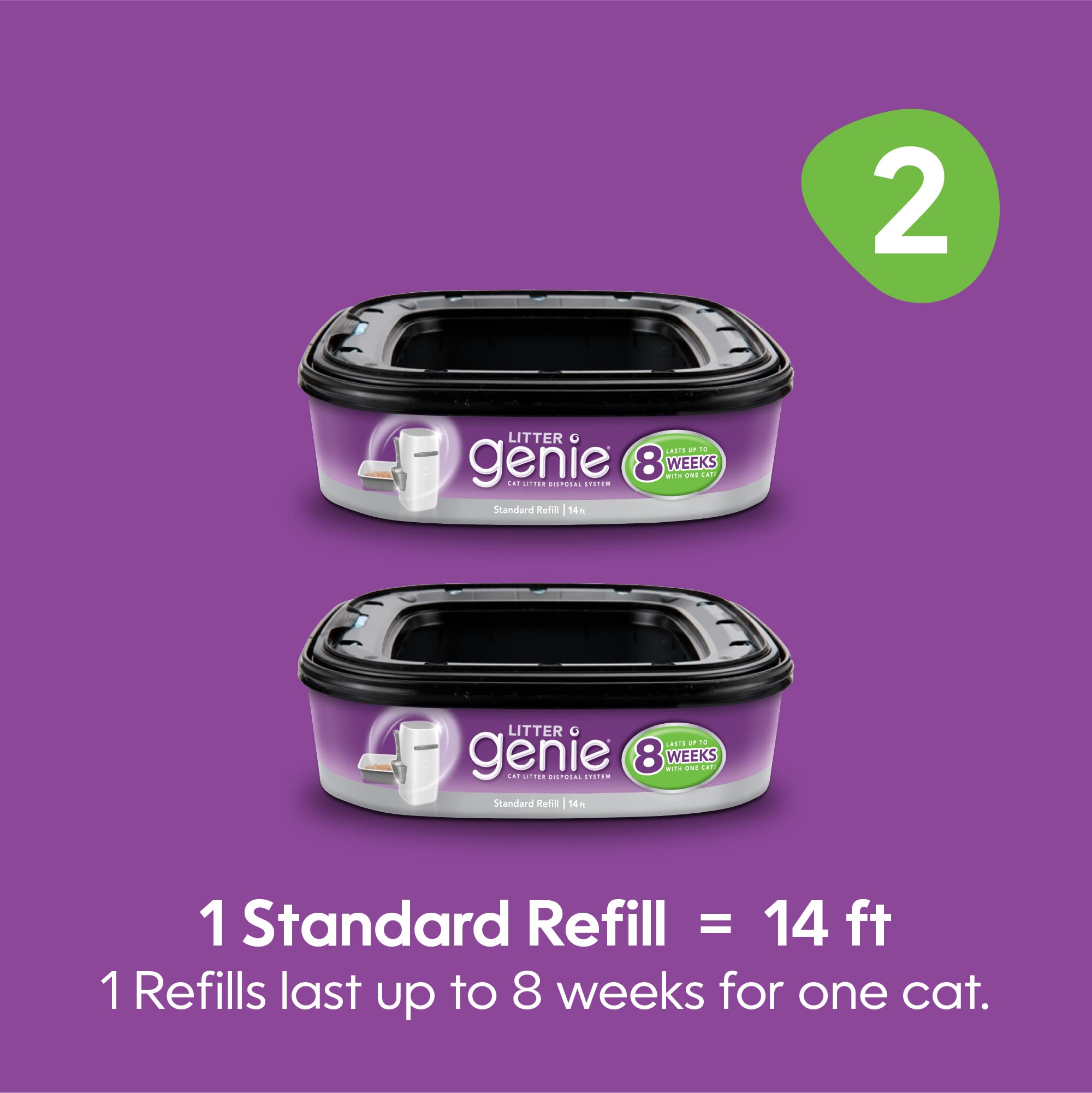 Colocación del recambio en Litter Genie Plus para reemplazo sencillo