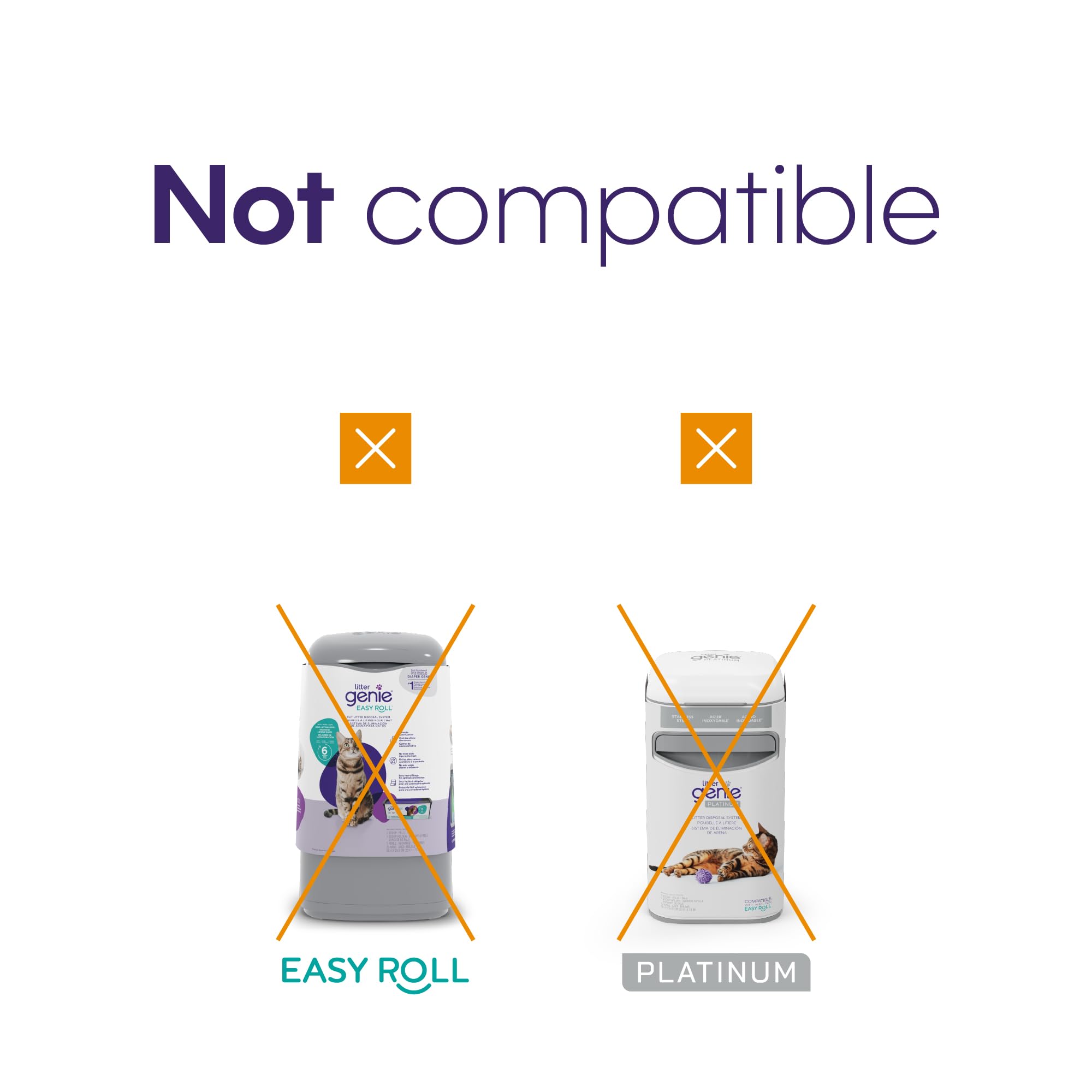 Litter Genie compatible con cubos estándares y otros modelos.