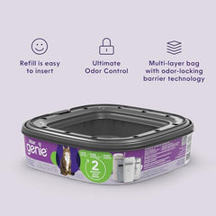 Litter Genie film continuo permite ajustar longitudes para limpiezas limpias.