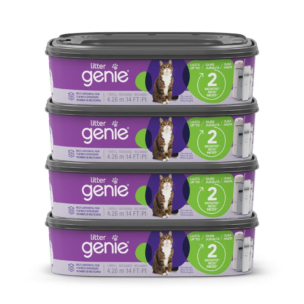 Litter Genie recambio estandar con 14 pies de film para control de olores.