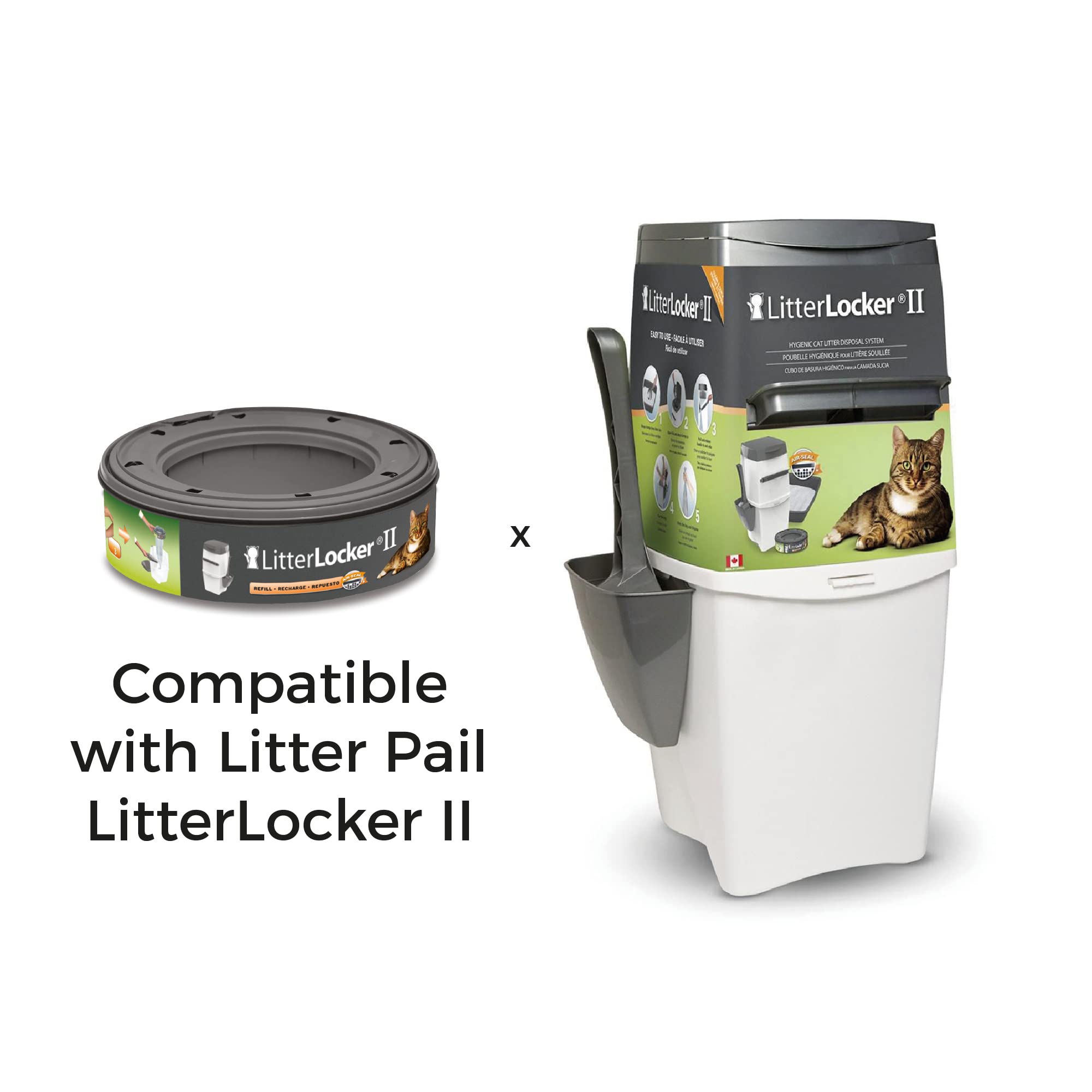 Recambio LitterLocker en caja, instalación rápida sin complicaciones.
