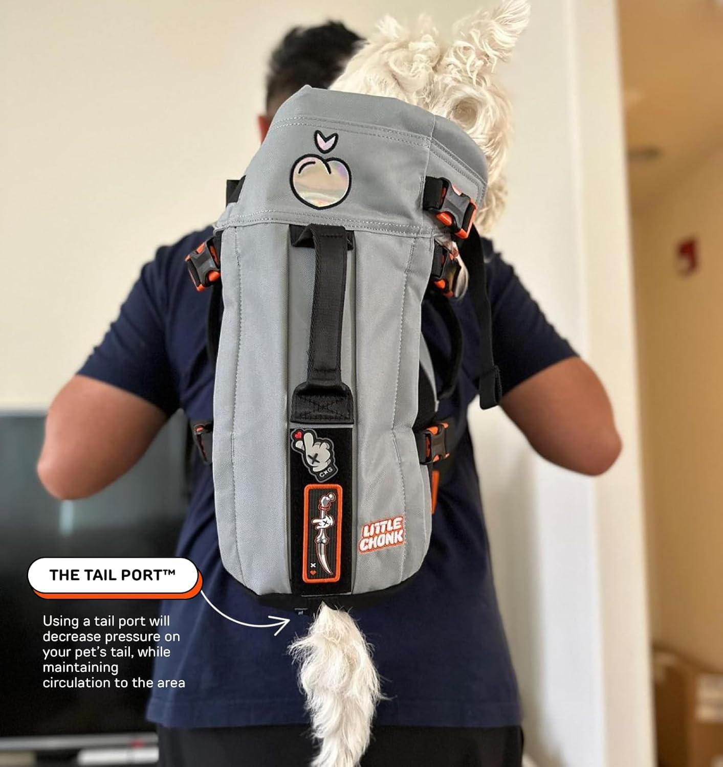 Maxine One de Little Chonk, cierre automático seguro para salidas rápidas.
