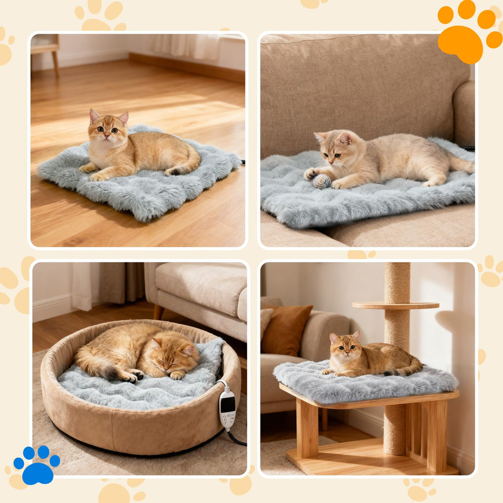 Littlo Kozytail tamaño 18x18 pulgadas, ideal para gatos y perros pequeños.